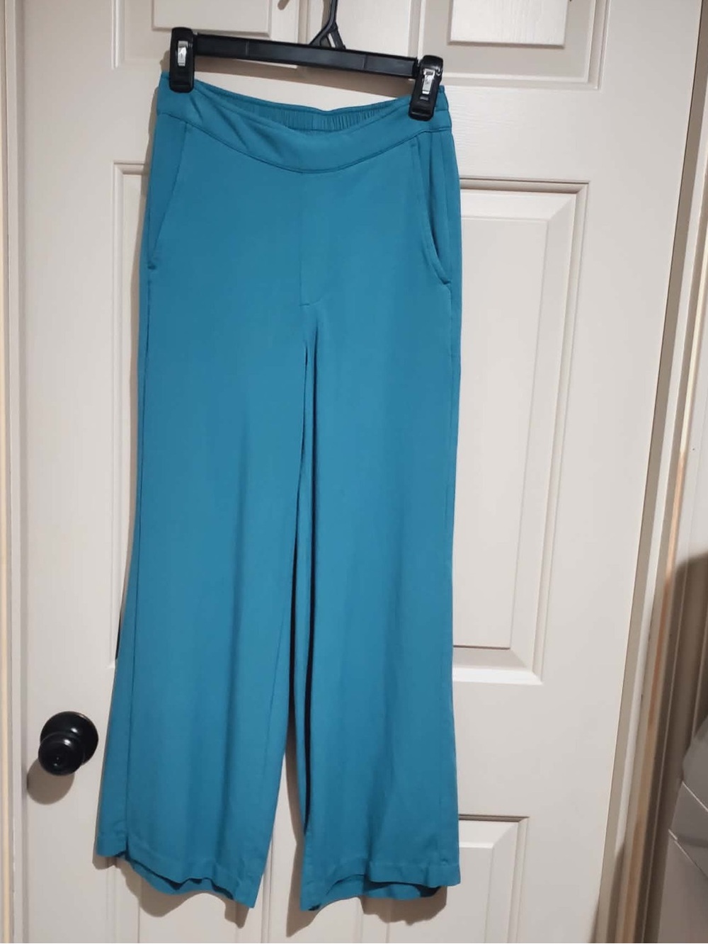Old Navy Teal Playa Wide Leg High Rise Pants